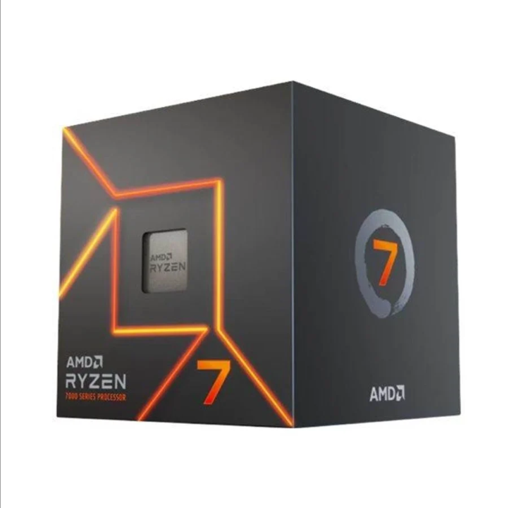 AMD Ryzen 7 7700 / 3.8 GHz 处理器 - OEM CPU - 8 核 - 3.8 GHz - AMD AM5 - 散装(不带冷却器)