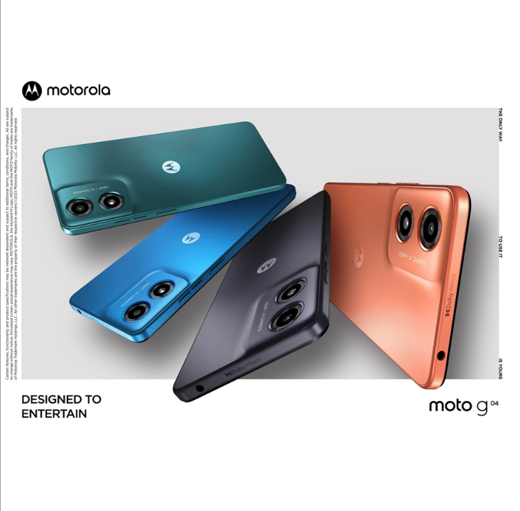 Motorola Moto G04 64GB/4GB - Concord Black