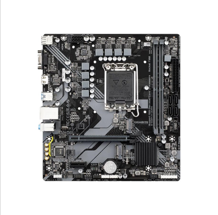 GIGABYTE B760M H DDR4 - 1.0 - motherboard - micro ATX - LGA1700 Socket - B760 Motherboard - Intel B760 - Intel LGA1700 socket - DDR4 RAM - Micro-ATX