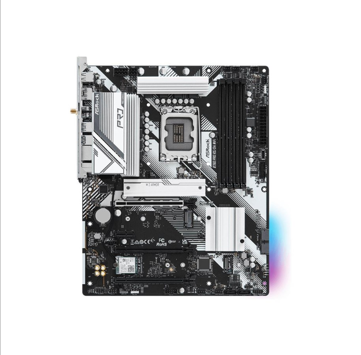 ASRock B760 PRO RS/D4 WIFI - لوحة أم - ATX - مقبس LGA1700 - لوحة أم B760 - Intel B760 - مقبس Intel LGA1700 - ذاكرة وصول عشوائي DDR4 - ATX
