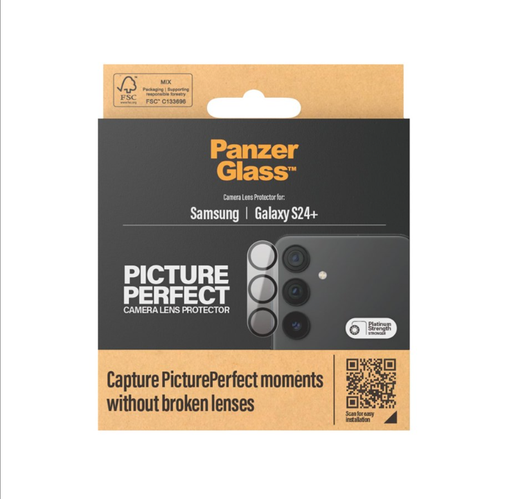 PanzerGlass PicturePerfect Camera Lens Protector Samsung Galaxy S24+ | Black