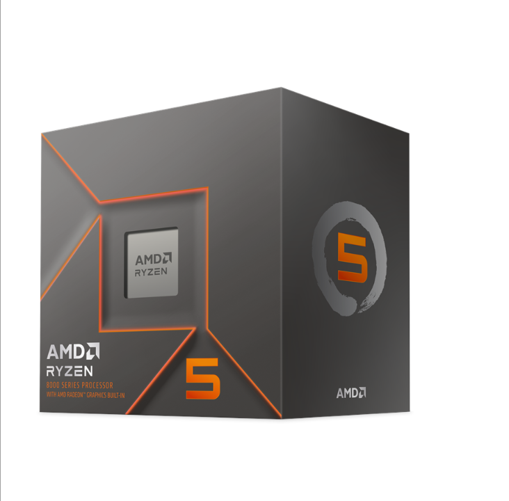 AMD Ryzen 5 8500G Wraith Stealth CPU - 6 cores - 3.7 GHz - AMD AM5 - A