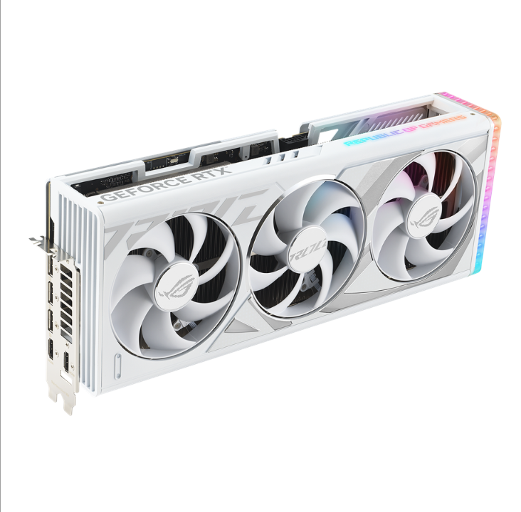 华硕 GeForce RTX 4080 SUPER ROG STRIX 白色 - 16GB GDDR6X RAM - 显卡