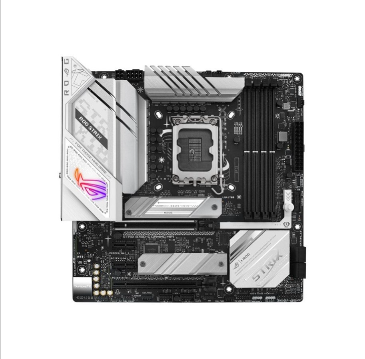 ASUS ROG STRIX B760-G GAMING WIFI - اللوحة الأم - micro ATX - مقبس LGA1700 - اللوحة الأم B760 - Intel B760 - مقبس Intel LGA1700 - ذاكرة الوصول العشوائي DDR5 - Micro-ATX