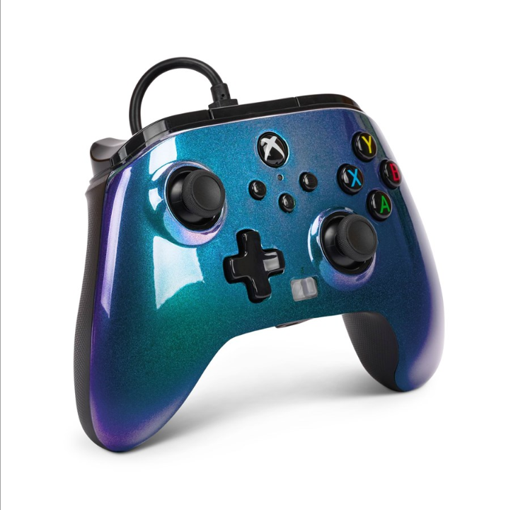 PowerA Enhanced Wired Controller for Xbox Series X|S - Aurora Borealis - Gamepad - Microsoft Xbox Series S