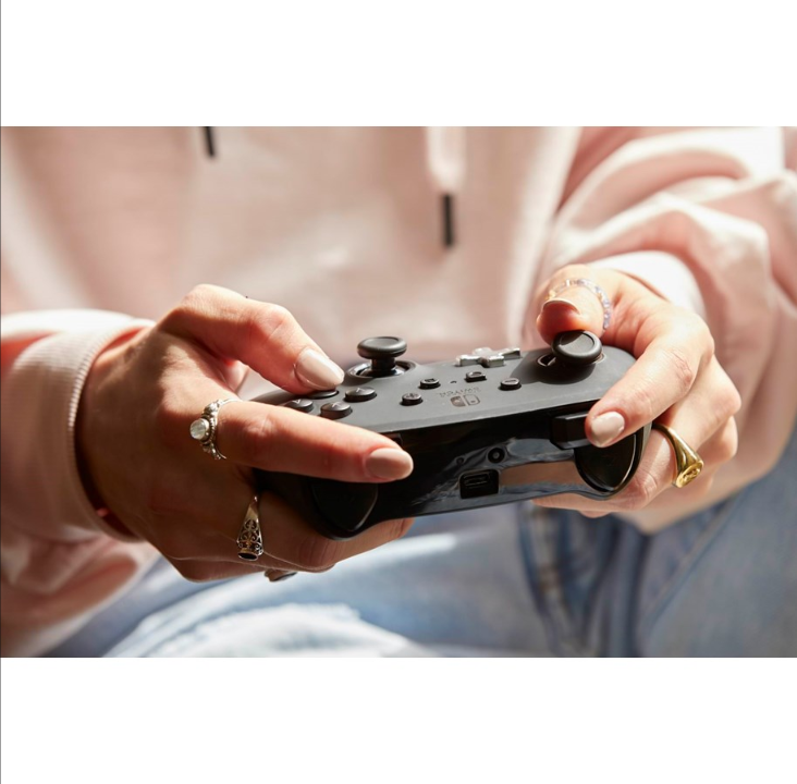 PowerA Enhanced Wireless Controller for Nintendo Switch - Black - Gamepad