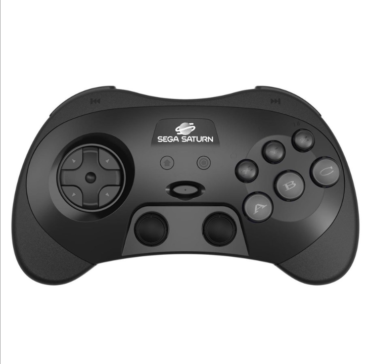 Retro-Bit PRO Controller Black - Gamepad - Sega Saturn