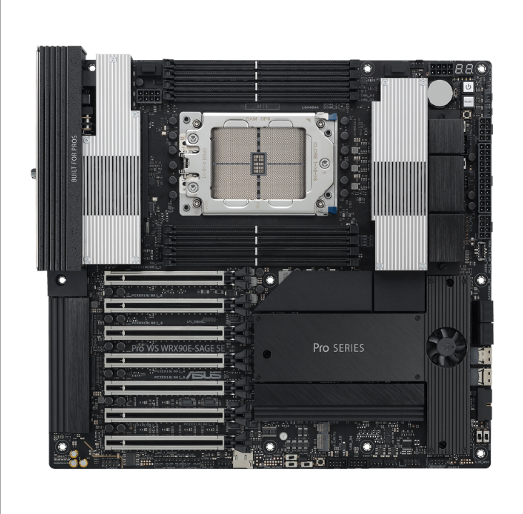 ASUS PRO WS WRX90E-SAGE SE Motherboard - AMD WRX90 - AMD sTR5 socket - DDR5 RAM - SSI EEB
