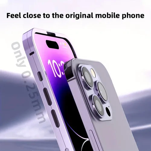 钛合金手机壳和屏幕保护膜兼容无线充电苹果 iPhone14 Pro/ 14 Pro Max