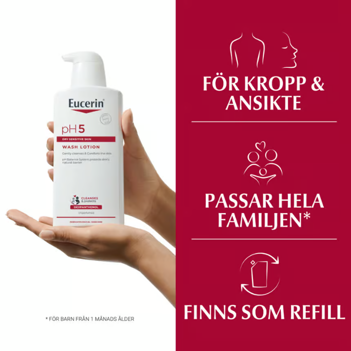 Eucerin pH5 Washlotion Unscented 400 ml
