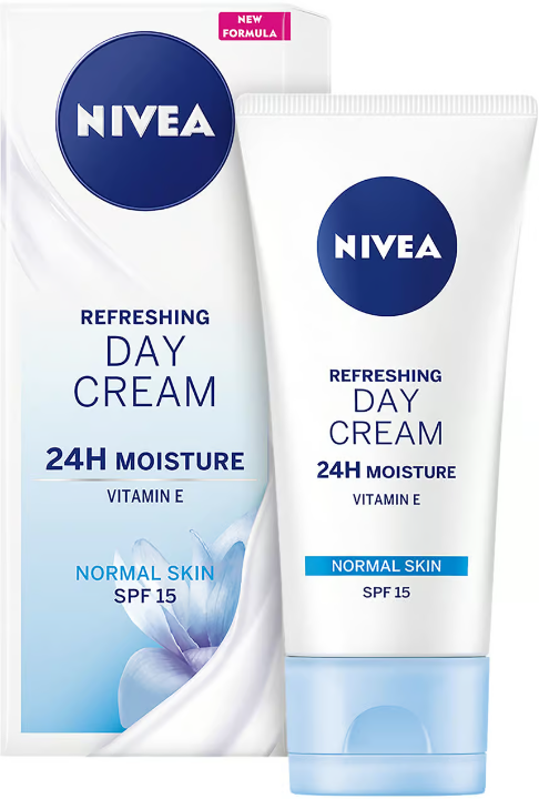 Nivea Refreshing Day Cream 24h Mositure SPF15 Normal Ski