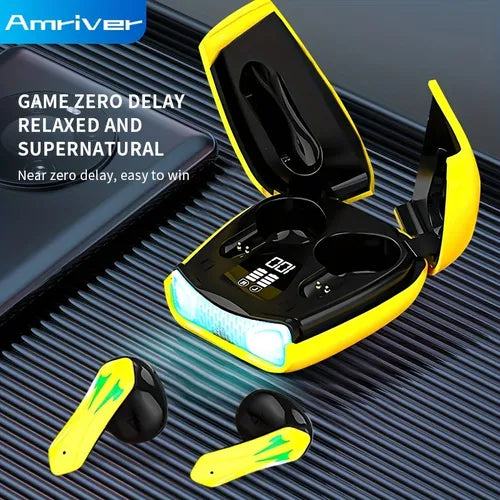 耳机无线游戏耳机低音降噪耳塞 HiFi 立体声免提 Bumblebees X16pro