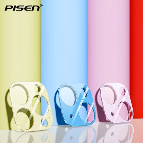 Pisen Lens Film Silk Screen A Piece Of Toughened Film Rear Camera Full Coverage Suitable For IPhone13promax Color Paste Mini