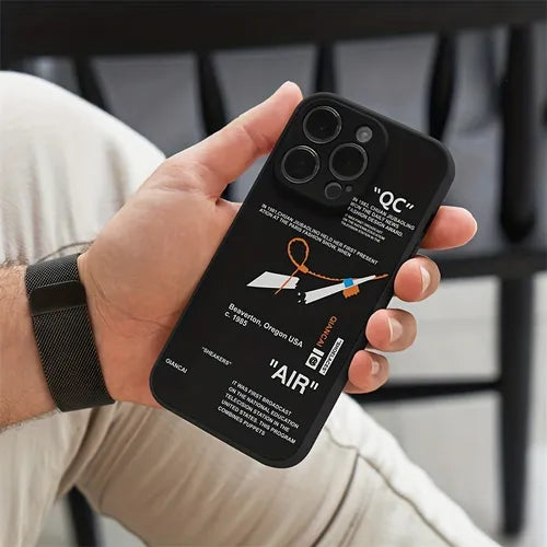 1 Pc Letter Graphic Silicone Phone Case With Lens Frame Protection For Apple IPhone Apple IPhone 14 13 12 11 X XR XS Mini Plus Pro Max