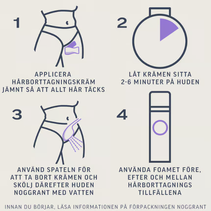 Veet Expert Hair removal cream for intimate area 2x50 ml