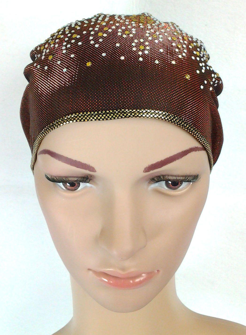 SHINING THREADS RHINESTONE Muslim Inner Caps Islamic Underscarf Hats Ninja Hijab - Arabian Shopping Zone