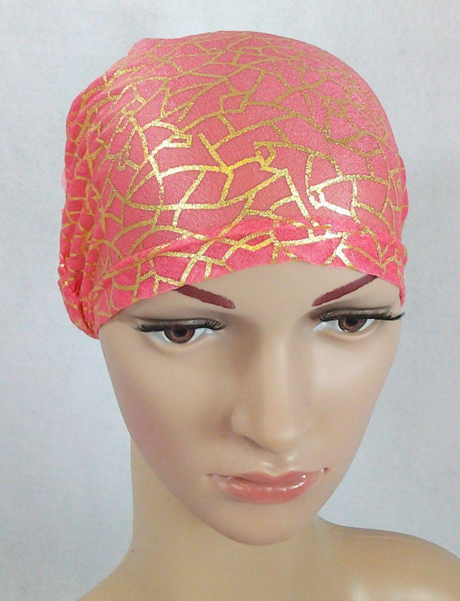 Gauze Gilt-Print UnderHijab Muslim Inner Hijab Caps Hair loss Underscarf - Arabian Shopping Zone
