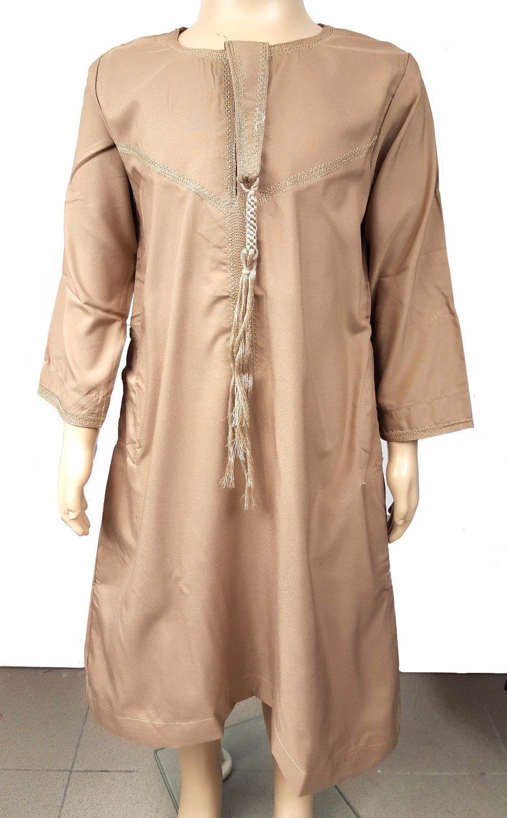 Muslim Thobe 2-12T Imarati (Khaliji) Style - Arabian Shopping Zone