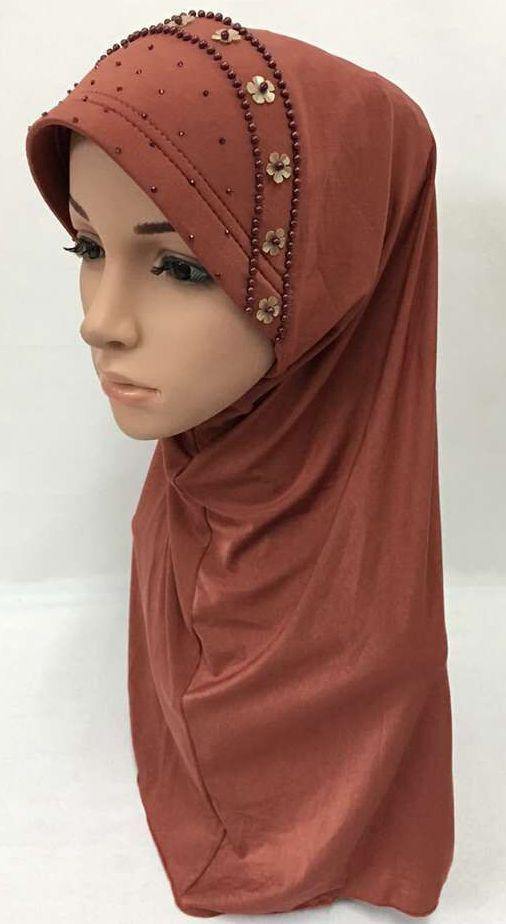 Summer LightWeight Lycra Slip-on Muslim Hijab Islamic Scarf Shawls - Arabian Shopping Zone