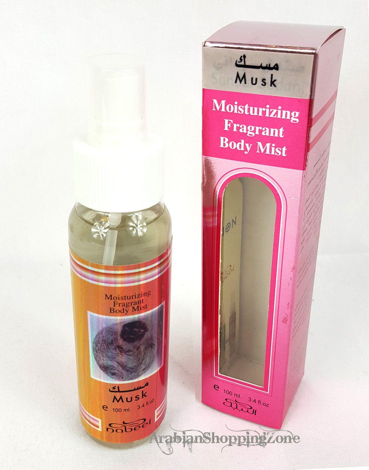 NEW NABEEL BODY MIST 100ML SANDAL SUDANI / MUSK - Arabian Shopping Zone