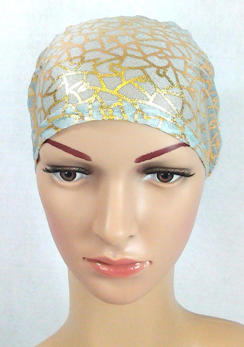 Gauze Gilt-Print UnderHijab Muslim Inner Hijab Caps Hair loss Underscarf - Arabian Shopping Zone