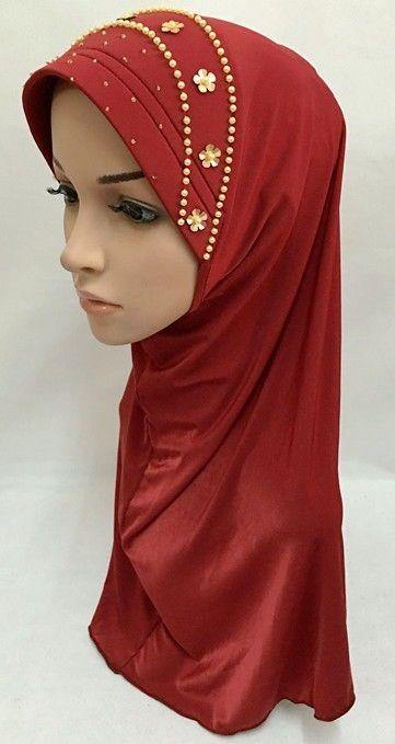 Summer LightWeight Lycra Slip-on Muslim Hijab Islamic Scarf Shawls - Arabian Shopping Zone
