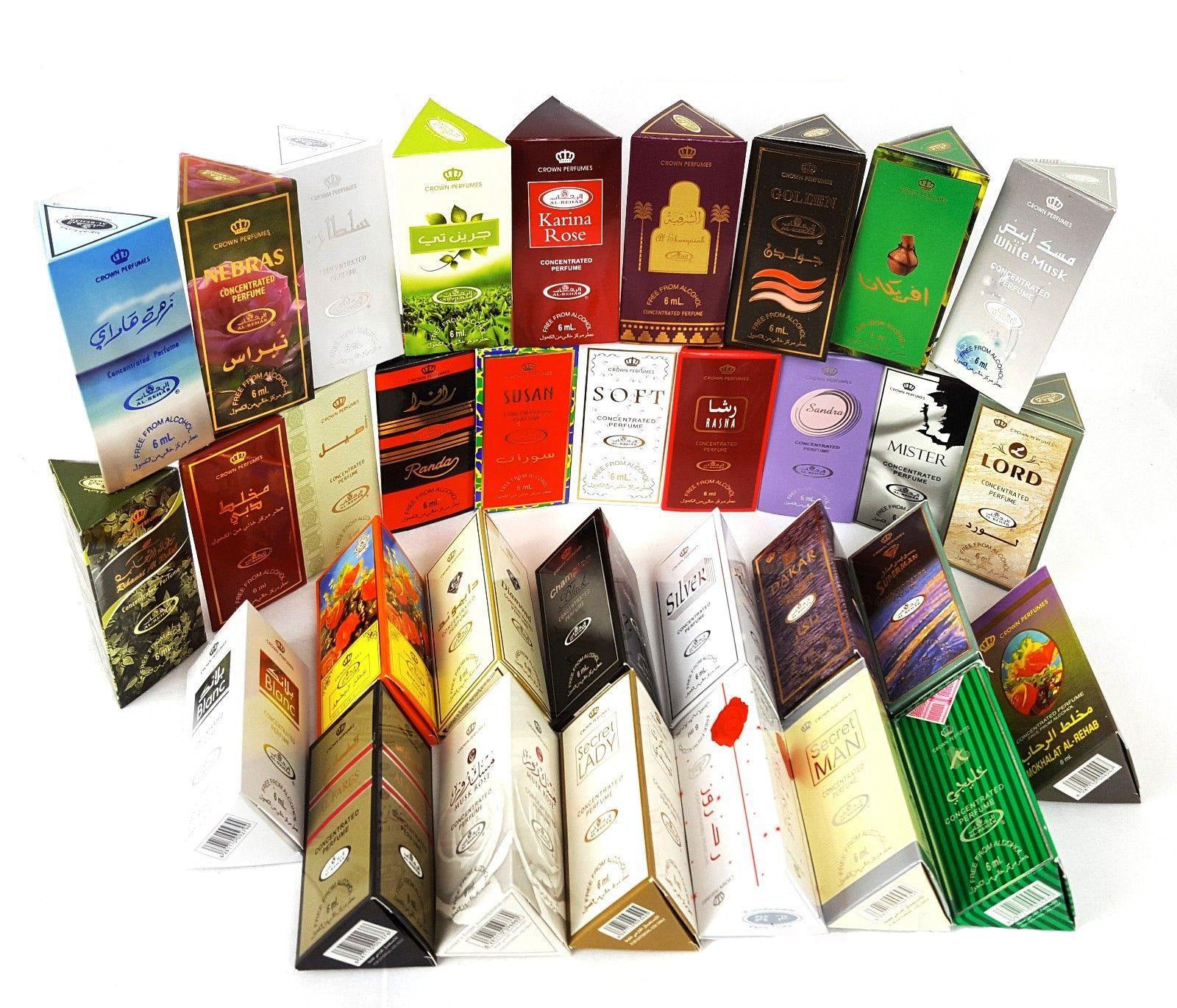 3 PCS AL Rehab Perfume Concentrated Oil Attar 6ml (3 Bottles)