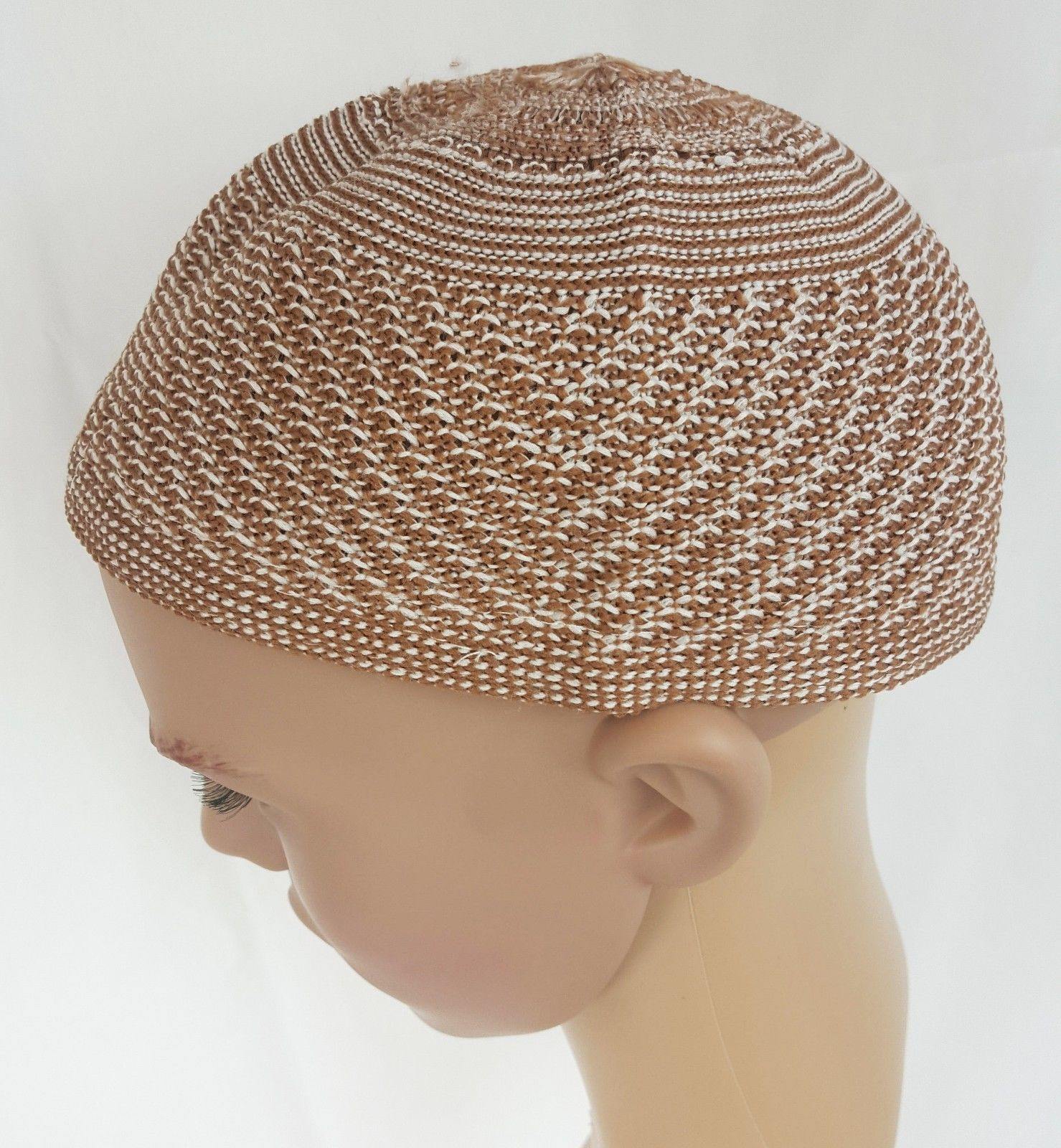 Kofi Topi Tupi Men Knitting Islamic Hat Skull Muslim cap - Arabian Shopping Zone