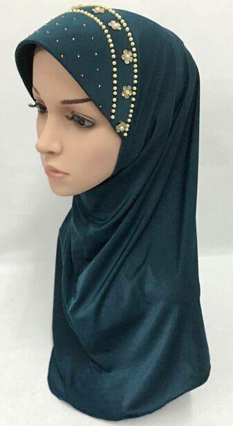 Summer LightWeight Lycra Slip-on Muslim Hijab Islamic Scarf Shawls - Arabian Shopping Zone