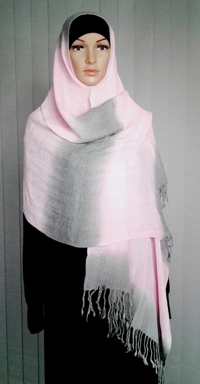 NEW Winter Women's Thick Warm Pashmina Cashmere Scarves Shawl Wrap Hijab - Arabian Shopping Zone