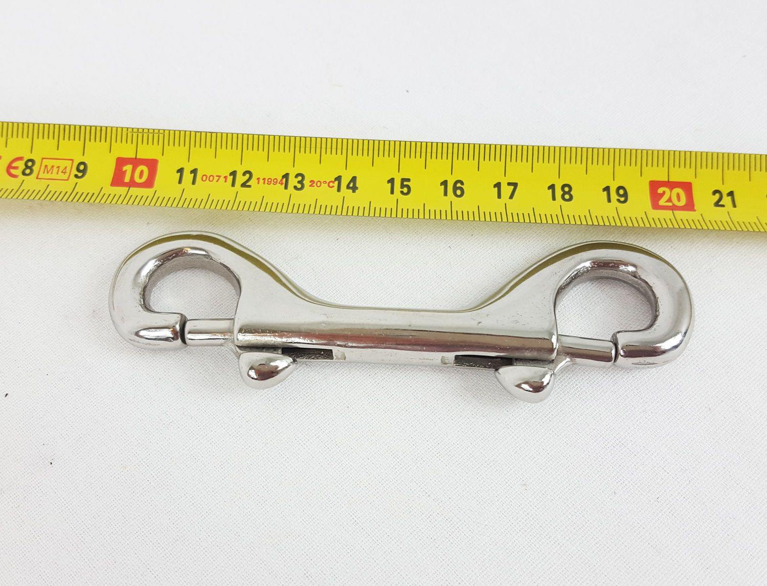 Double End 100mm Stainless Bolt Snap Underwater SCUBA diving Beaver Sport - Arabian Shopping Zone