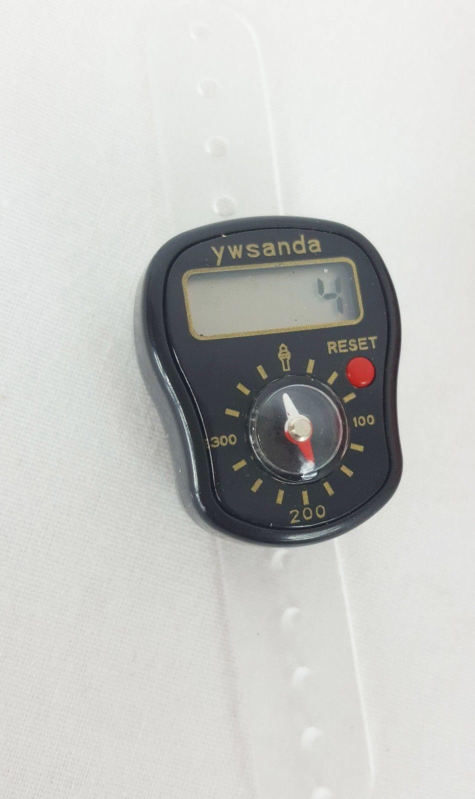 Finger Hand Held Digital 5-Digit LCD Tally Counter Tasbeeh + Compass - Arabian Shopping Zone