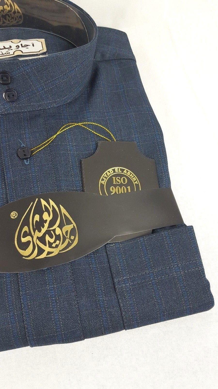 Agawid Deluxe Quality Arabian Dishdasha Winter Thobe Thoub Robe with CUFF P06 - Islamic Shop