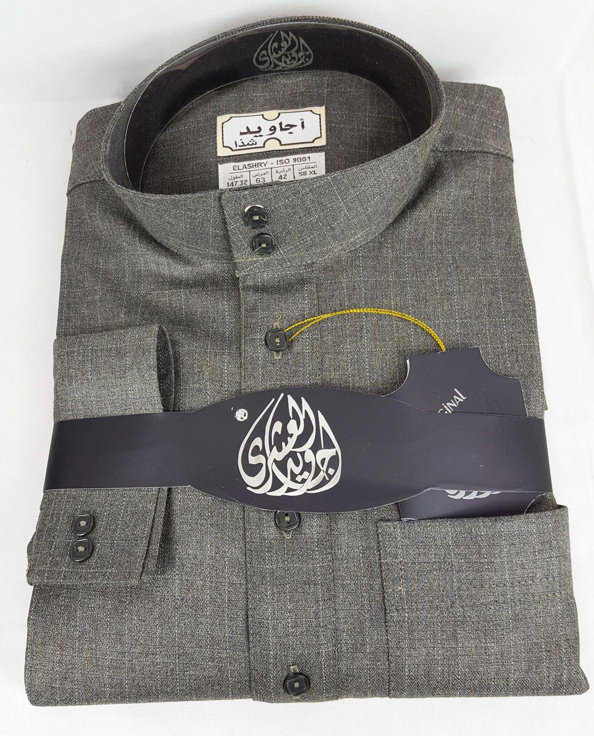 Agawid Deluxe Quality Arabian Dishdasha Winter Thobe Thoub Robe with CUFF P04 - Islamic Shop