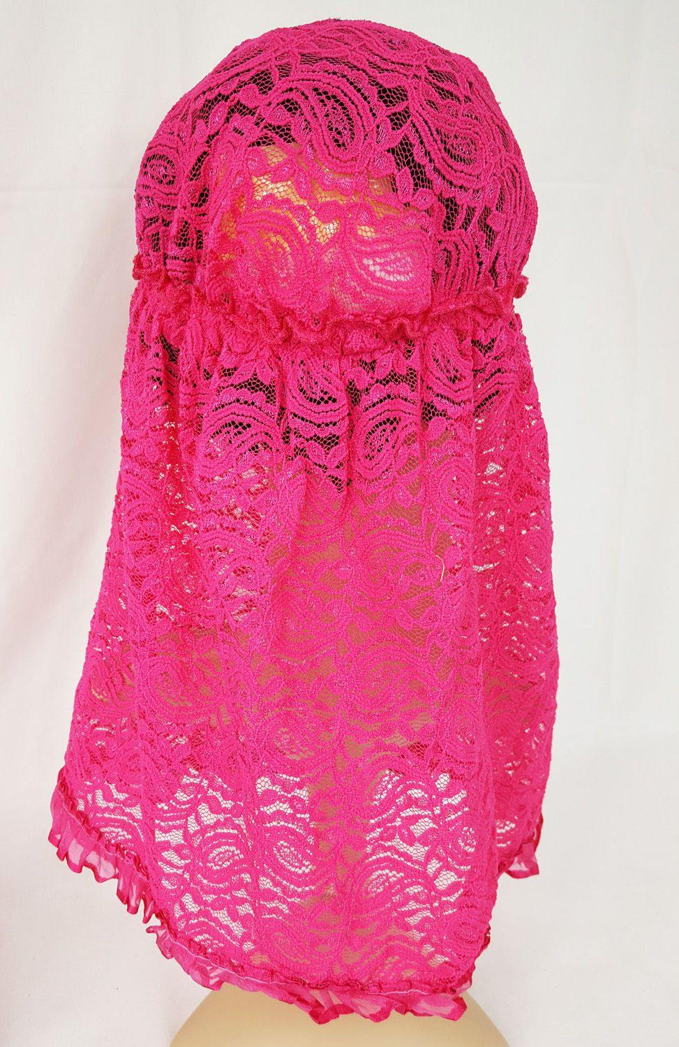 NEW Lace/NetYarn Toddler Kids Children Hijab Islamic Scarf Shawls 2-8T - Arabian Shopping Zone