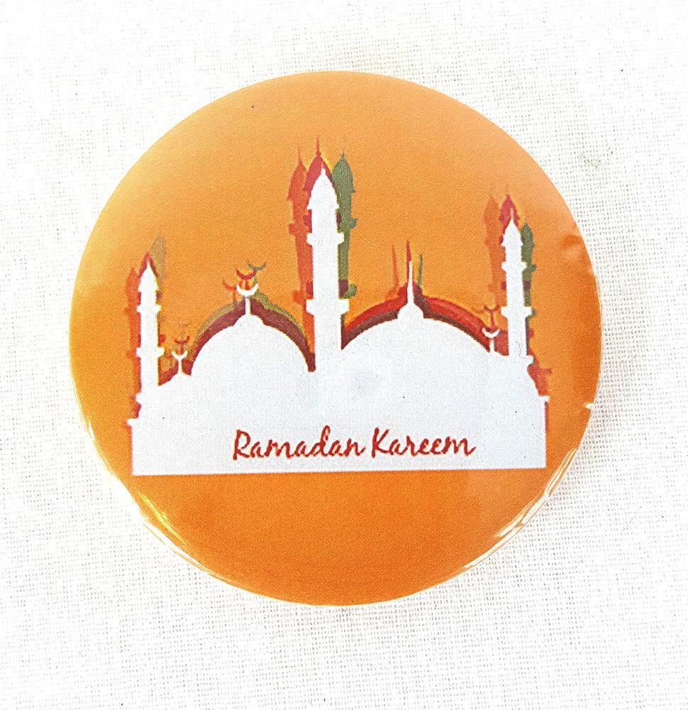 Muslim BADGE BUTTON PIN "Eid Mubarak" (Big Size 2.25inch/58mm) ISLAM GIFT - Arabian Shopping Zone