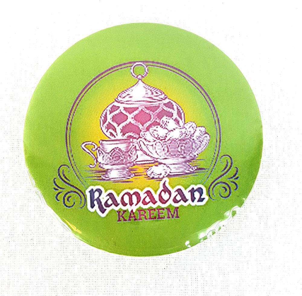 Muslim BADGE BUTTON PIN "Eid Mubarak" (Big Size 2.25inch/58mm) ISLAM GIFT - Arabian Shopping Zone