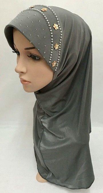 Summer LightWeight Lycra Slip-on Muslim Hijab Islamic Scarf Shawls - Arabian Shopping Zone