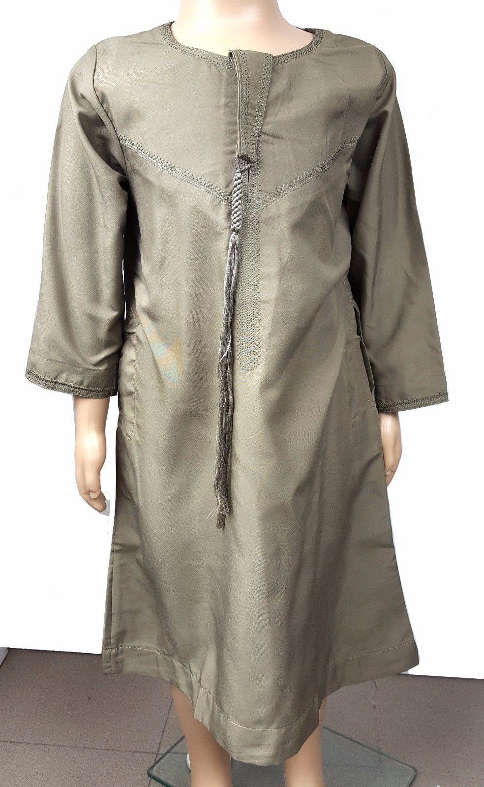 Muslim Thobe 2-12T Imarati (Khaliji) Style - Arabian Shopping Zone