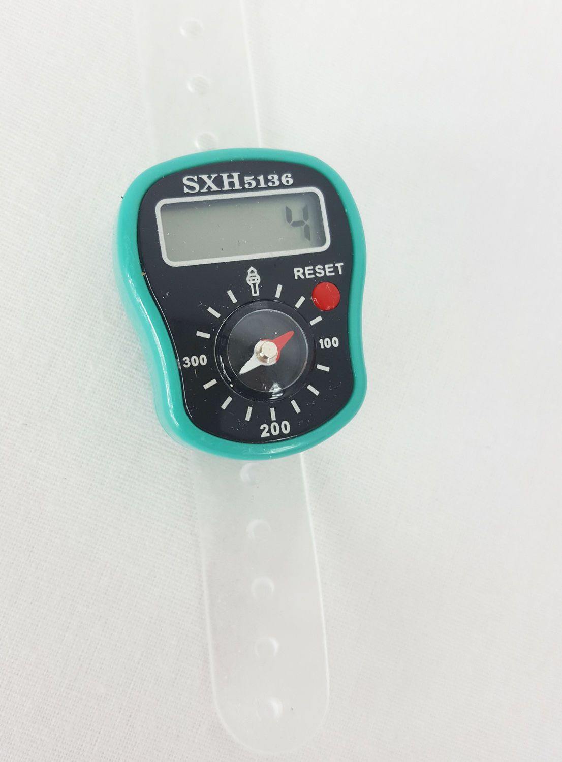 Finger Hand Held Digital 5-Digit LCD Tally Counter Tasbeeh + Compass - Arabian Shopping Zone