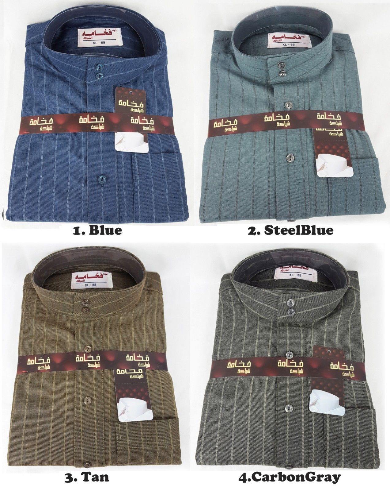 58/60/62XL SaudiArabian Dishdasha HighQuality Winter Thobe Thoub Robe - Islamic Shop