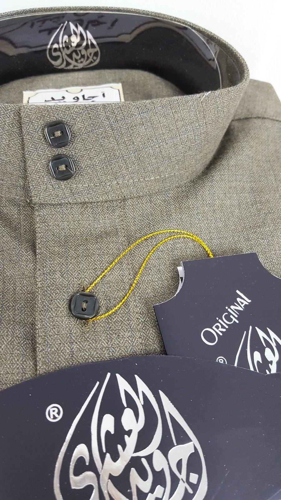 Agawid Deluxe Quality Arabian Dishdasha Winter Thobe Thoub Robe with CUFF P04 - Islamic Shop