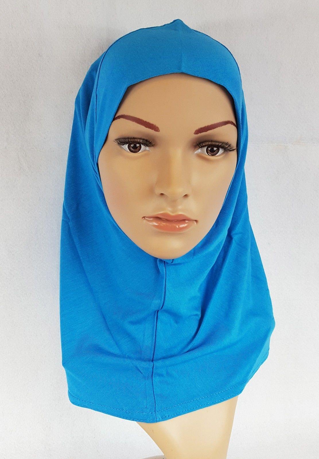 Premium Slip On Instant Egyptian Cotton Muslim Girls Hijab Shawls Wrap Headwear - Arabian Shopping Zone