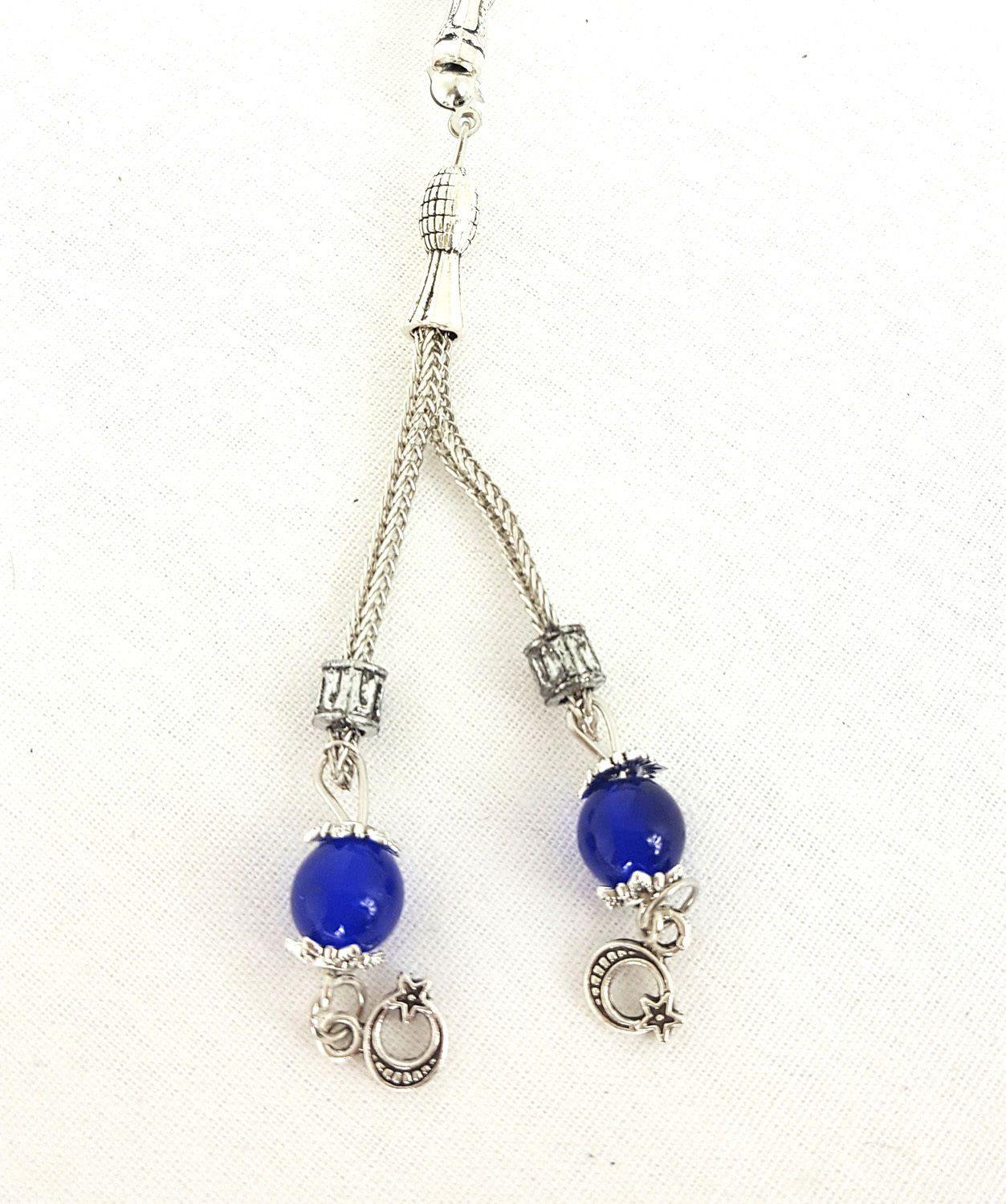 Islamic Salah 8mm Gemstone Prayer Beads 33 Misbaha Tasbih Sibha Masbaha - Arabian Shopping Zone