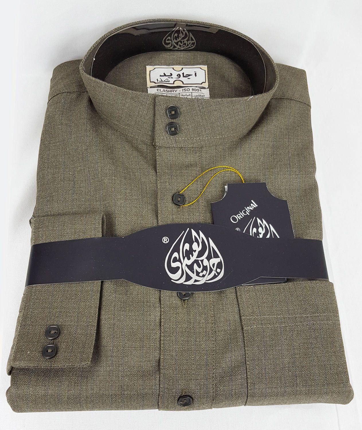 Agawid Deluxe Quality Arabian Dishdasha Winter Thobe Thoub Robe with CUFF P04 - Islamic Shop