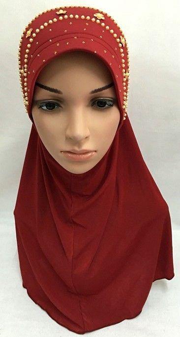 Summer LightWeight Lycra Slip-on Muslim Hijab Islamic Scarf Shawls - Arabian Shopping Zone