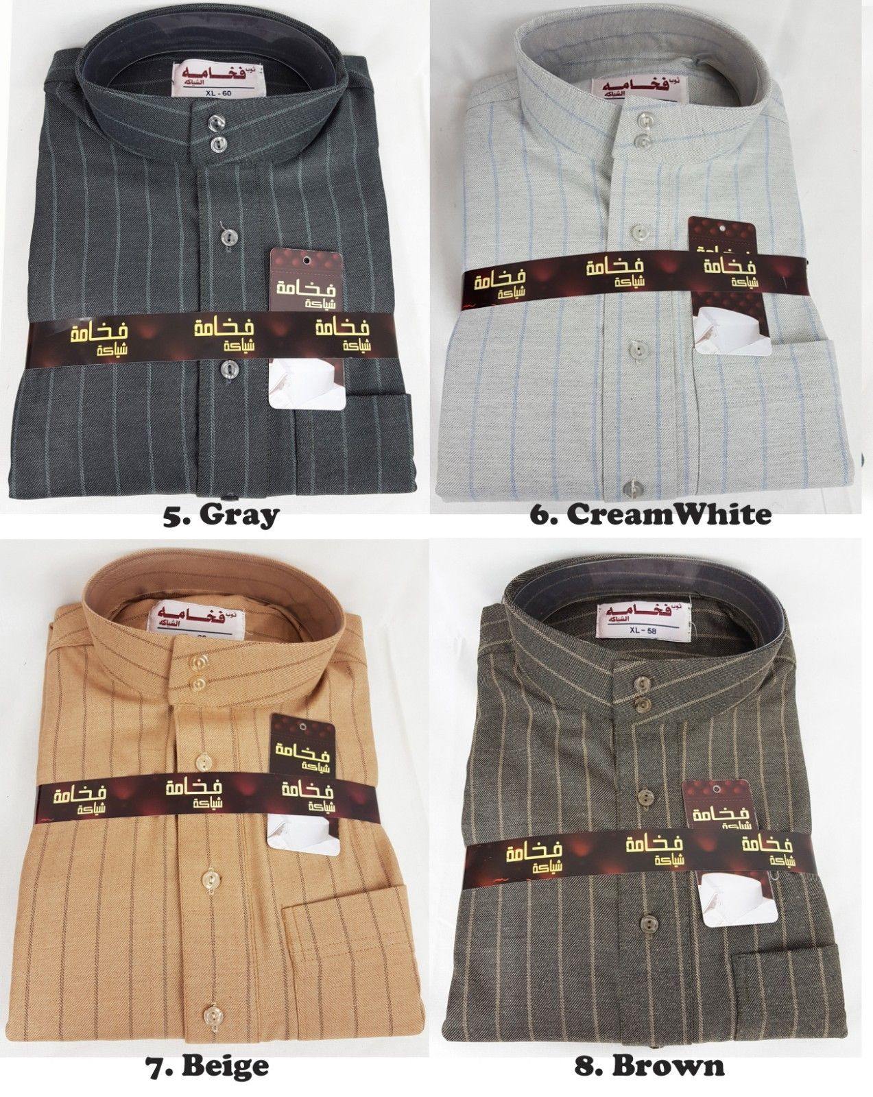 58/60/62XL SaudiArabian Dishdasha HighQuality Winter Thobe Thoub Robe - Islamic Shop