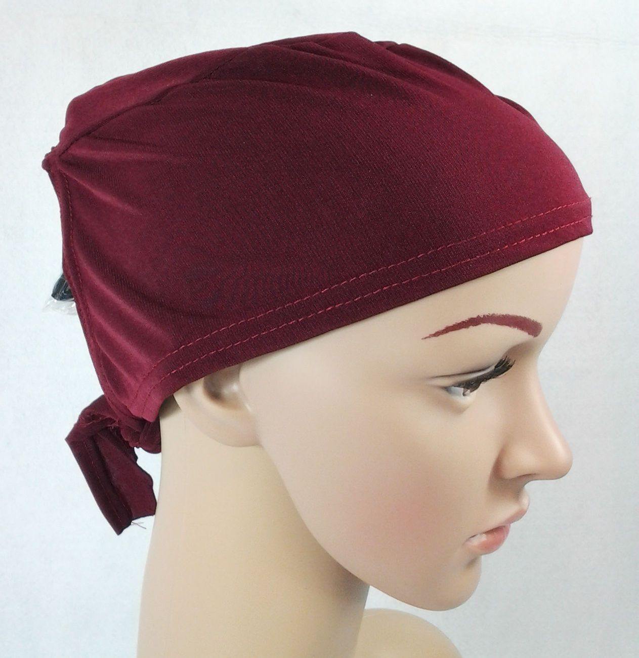 Solid Stretch TieBack UnderHijab Muslim Inner Hijab HairLoss Islamic Underscarf - Arabian Shopping Zone