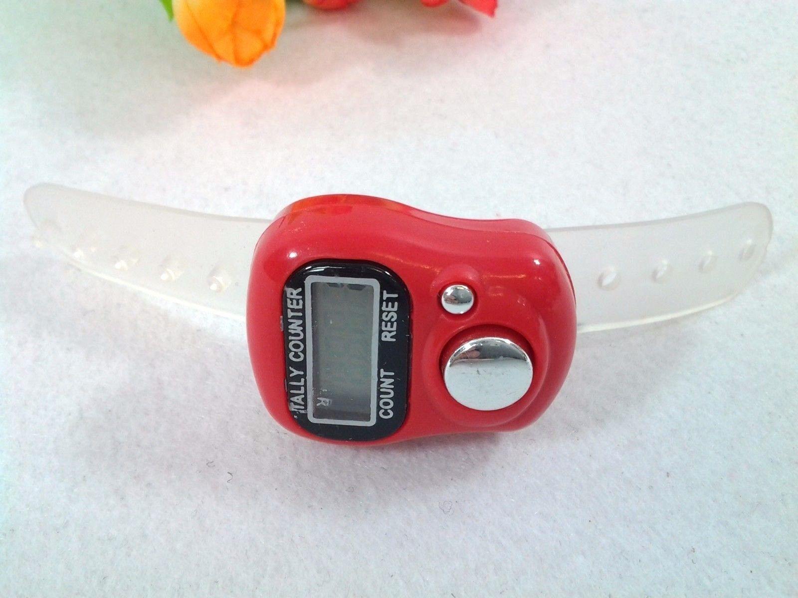 12-color-option Finger Hand Held Digital 5-Digit LCD Tally Counter Tasbeeh - Islamic Shop