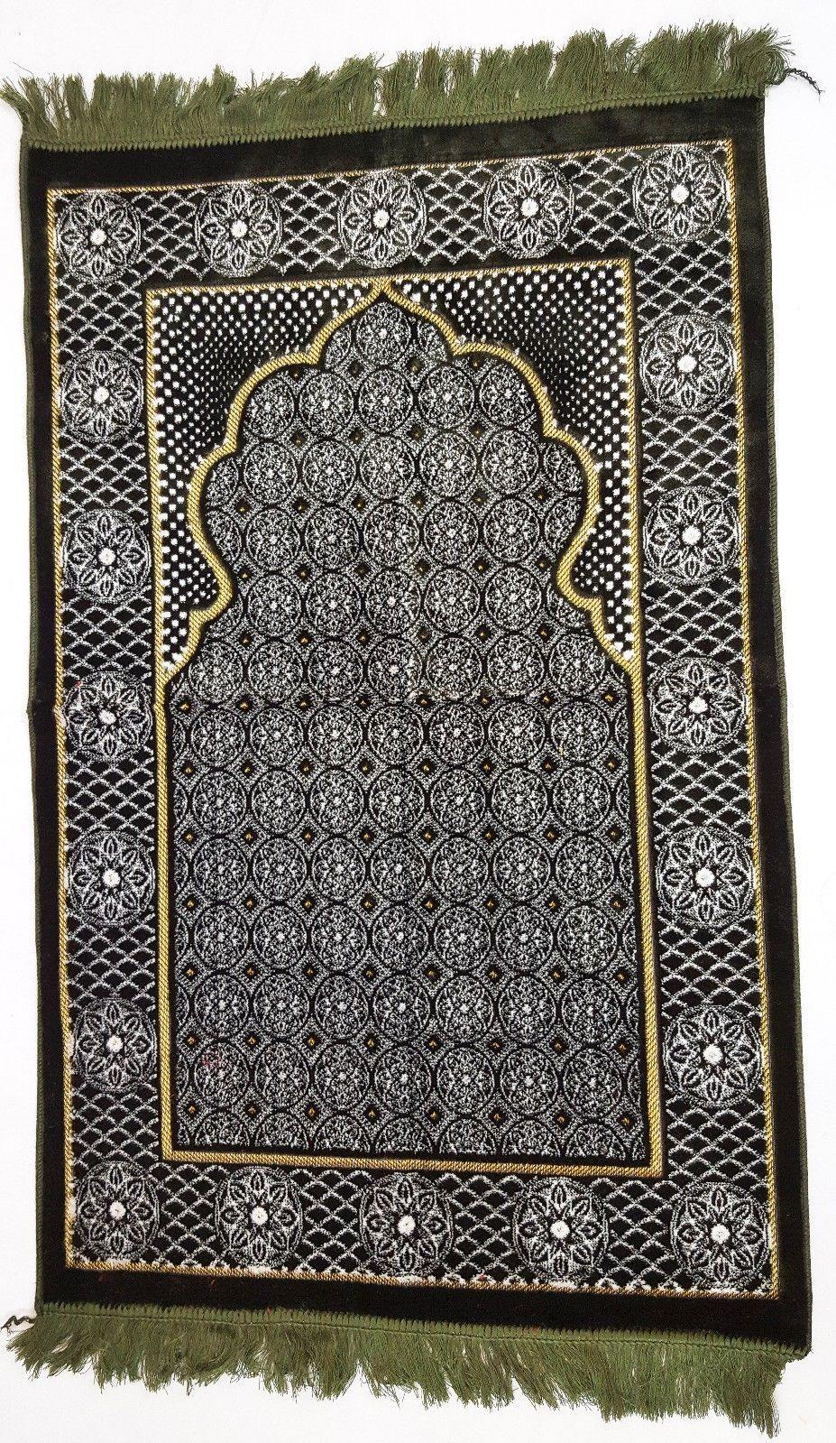 Turkish Soft Islamic Muslim Prayer Rug Namaz Carpet 1.65lbs (43*27inch) - Arabian Shopping Zone